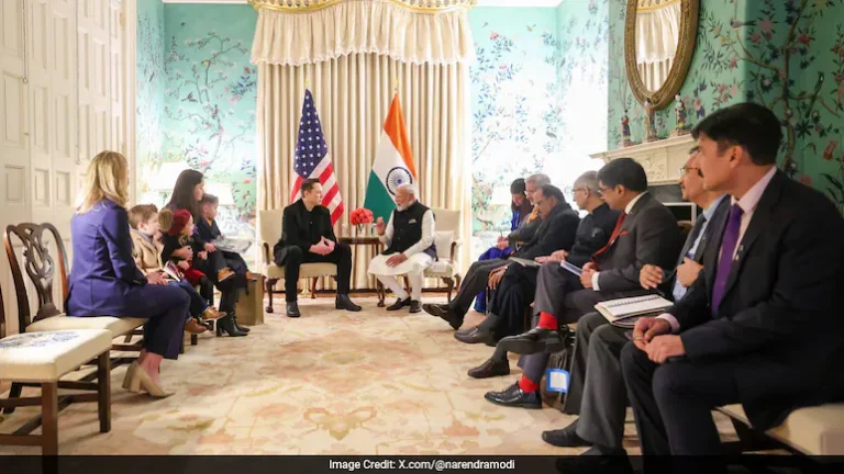 PM Narendra Modi met with Elon Musk, hours before his bilateral with the US President